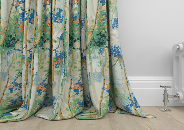 Silver Birch, Sapphire - Made to Measure Curtains - Image 6